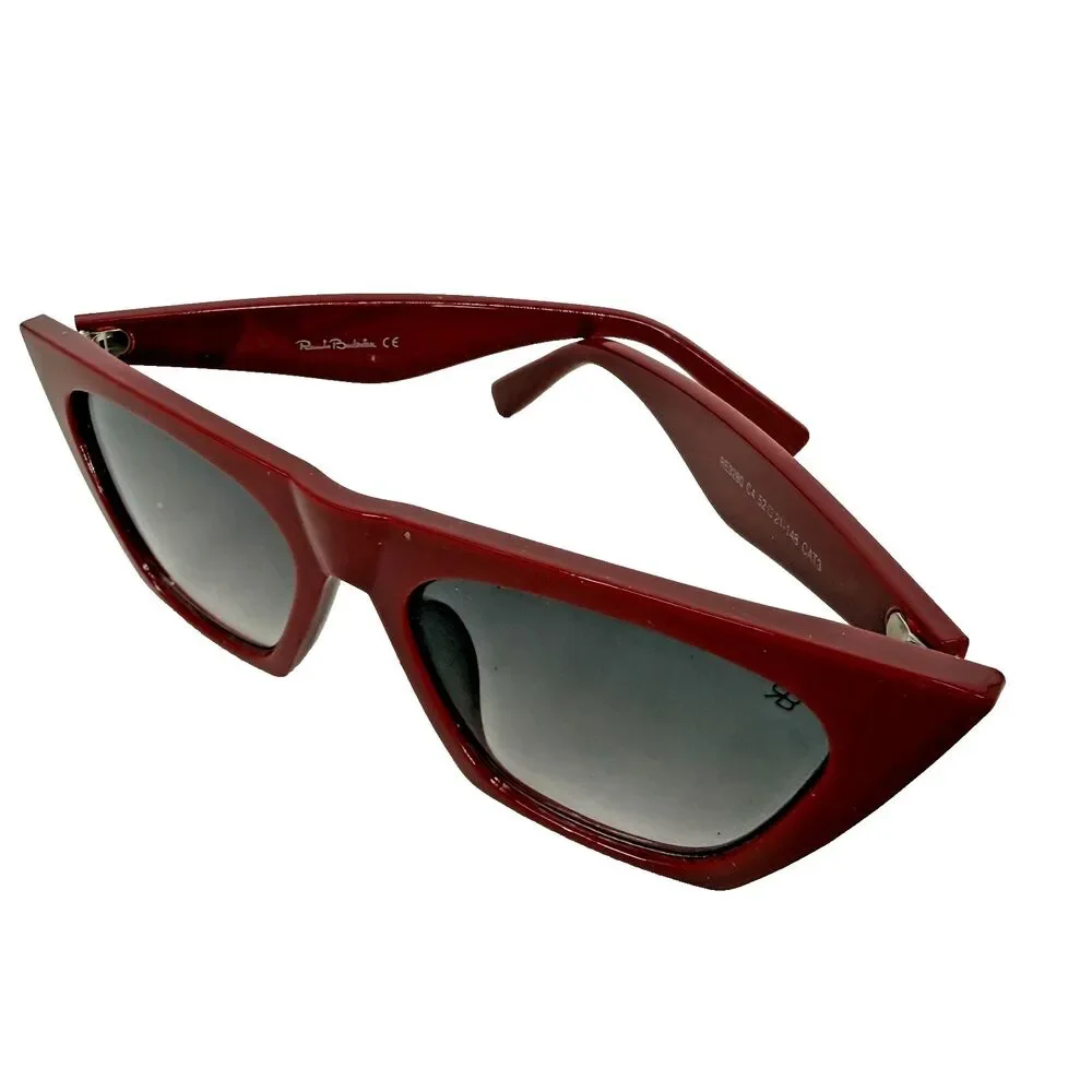 Renato Balestra RE3260 C4 Red Cat Eye Sunglasses Gradient Lens 52-21-148 CAT3